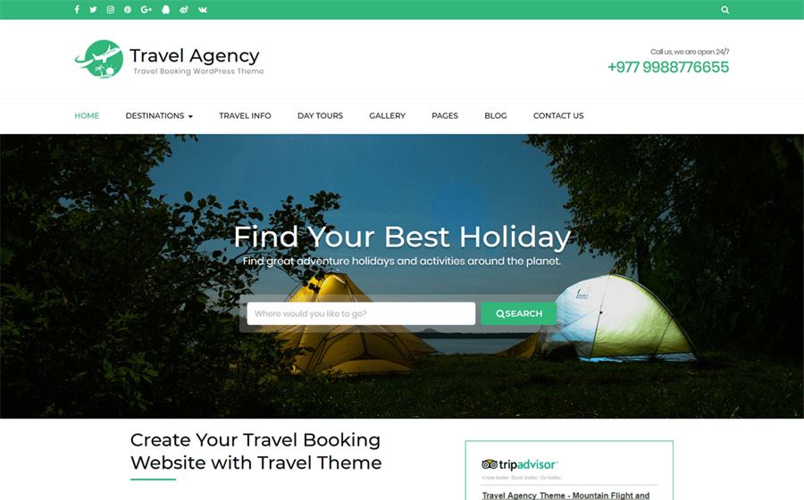 Preview mobile landing page travel Jepara